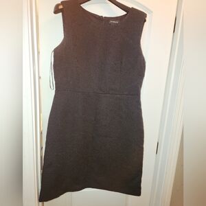 Liz Claiborne Black Flower Embroidered Sleeveless Dress SIZE 14